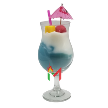 Load image into Gallery viewer, Blue Hawaiian Cocktail Candle